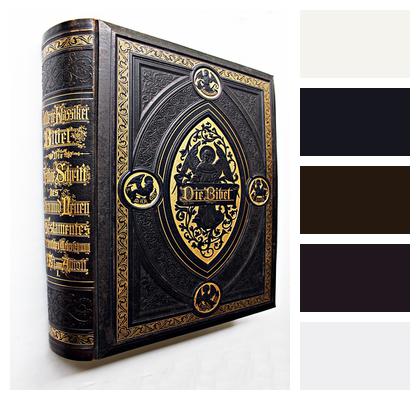 A Book Bible Leather Bound Image